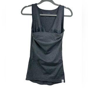 Lalabu Gray Soothe Shirt Tank Top Womens Size Small